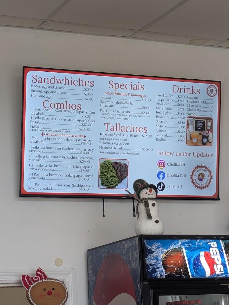 Cholita Deli Menu image 4